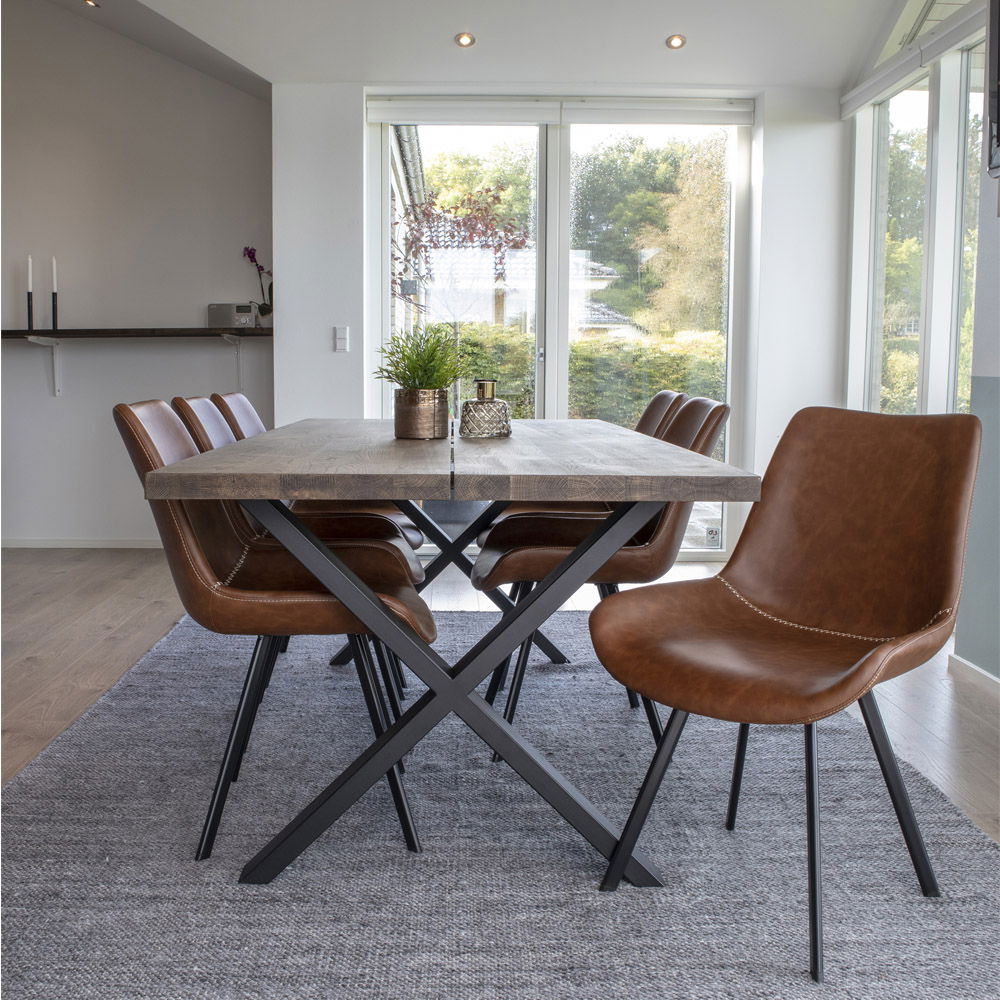 MONTPELLIER matbord, rökt ek