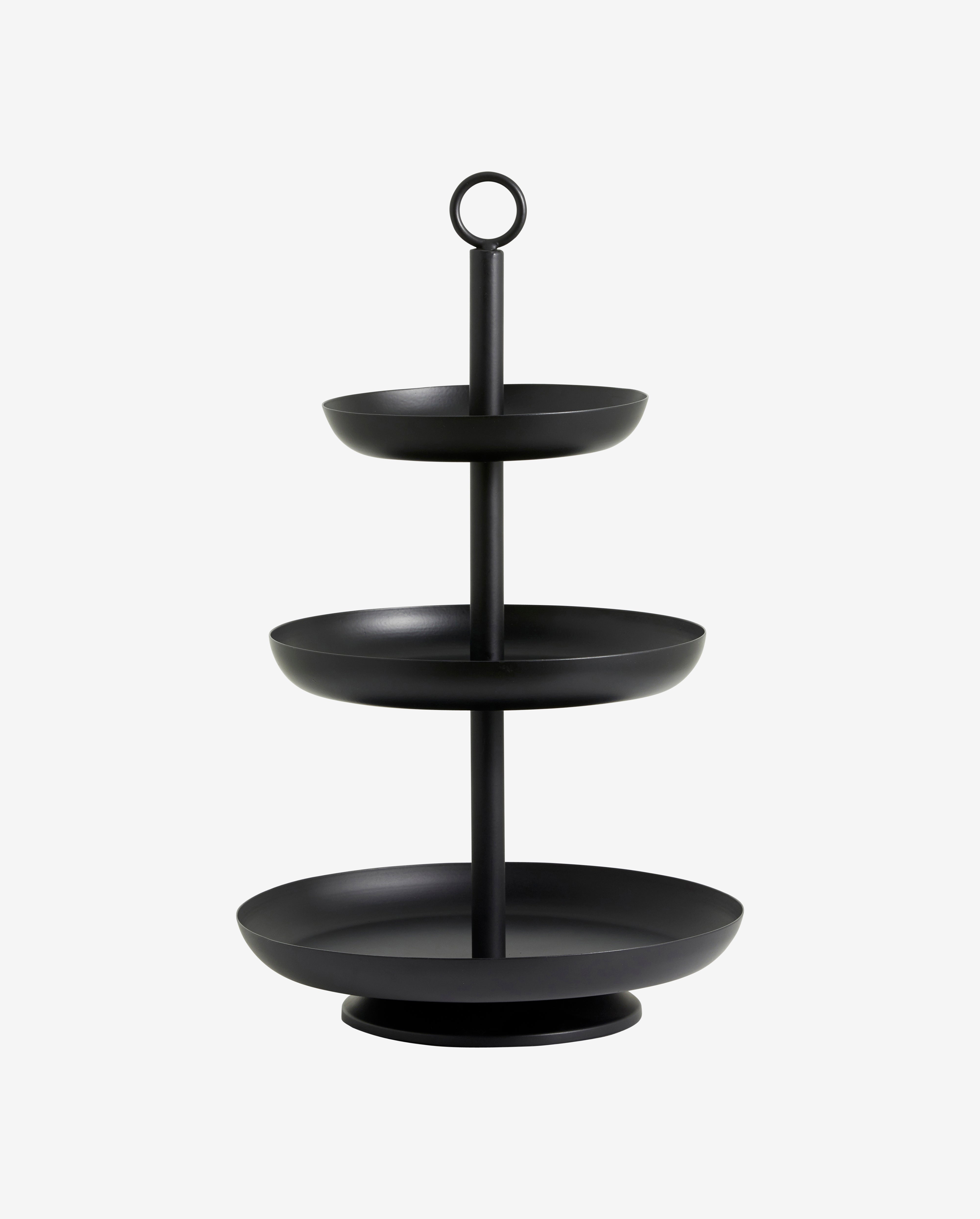 Assam Etagere, S - Black, Nordal, servering och upplägg