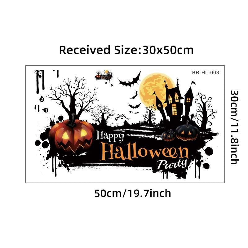 Boo Halloween Cutting Dies Ghost Witch Castle Pumpkin Church Metal Molds Diy Scrapbook Paper Craft Festival Gifts, Flora Grossist, Barnrum