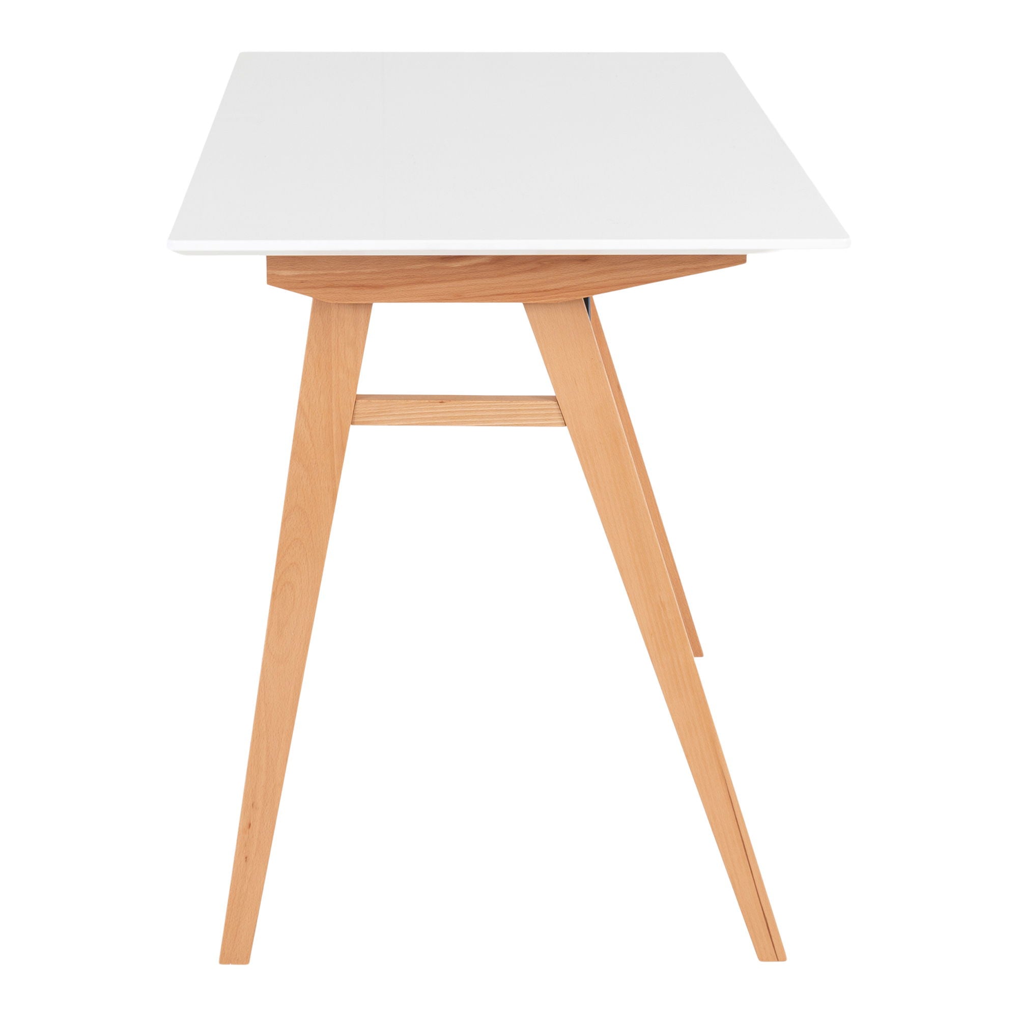 VOJENS Skrivbord, vit/natur