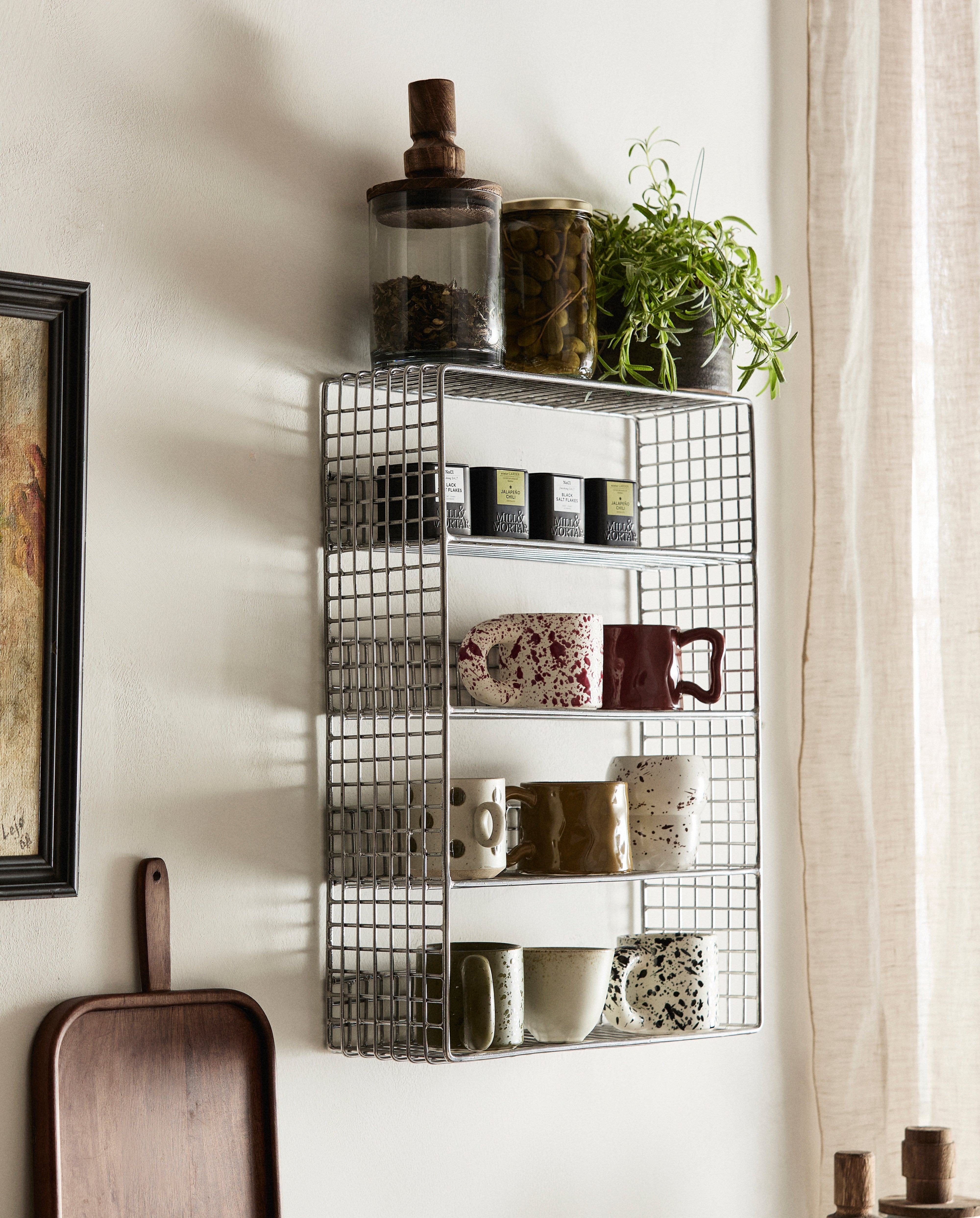 Kikori Shelf - Chrome Finish, Nordal, vägghyllor & väggskåp
