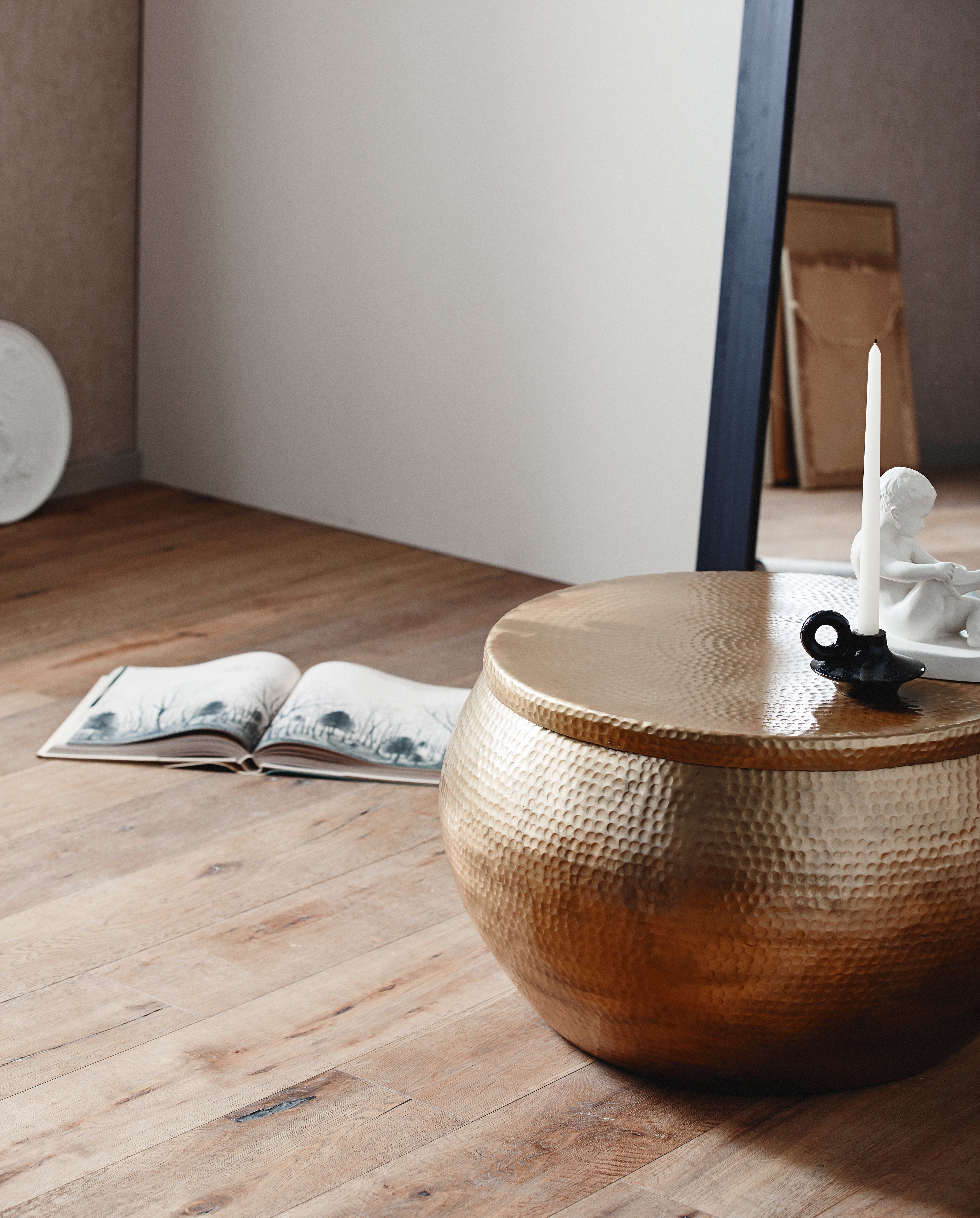 Akia Coffe Table - Brass, Nordal, möbler