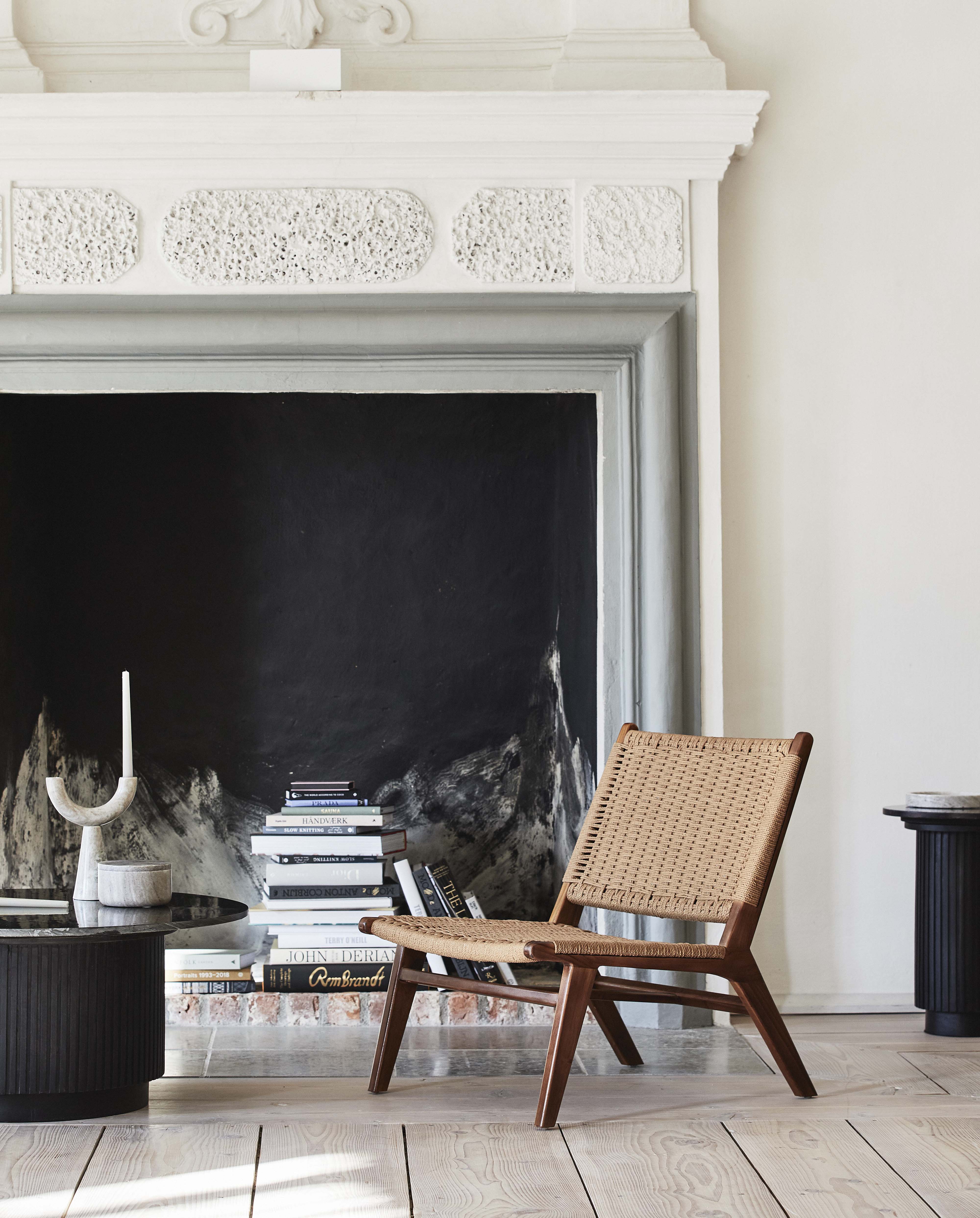 Club Lounge Chair, Teak/weaving, Nordal, stolar