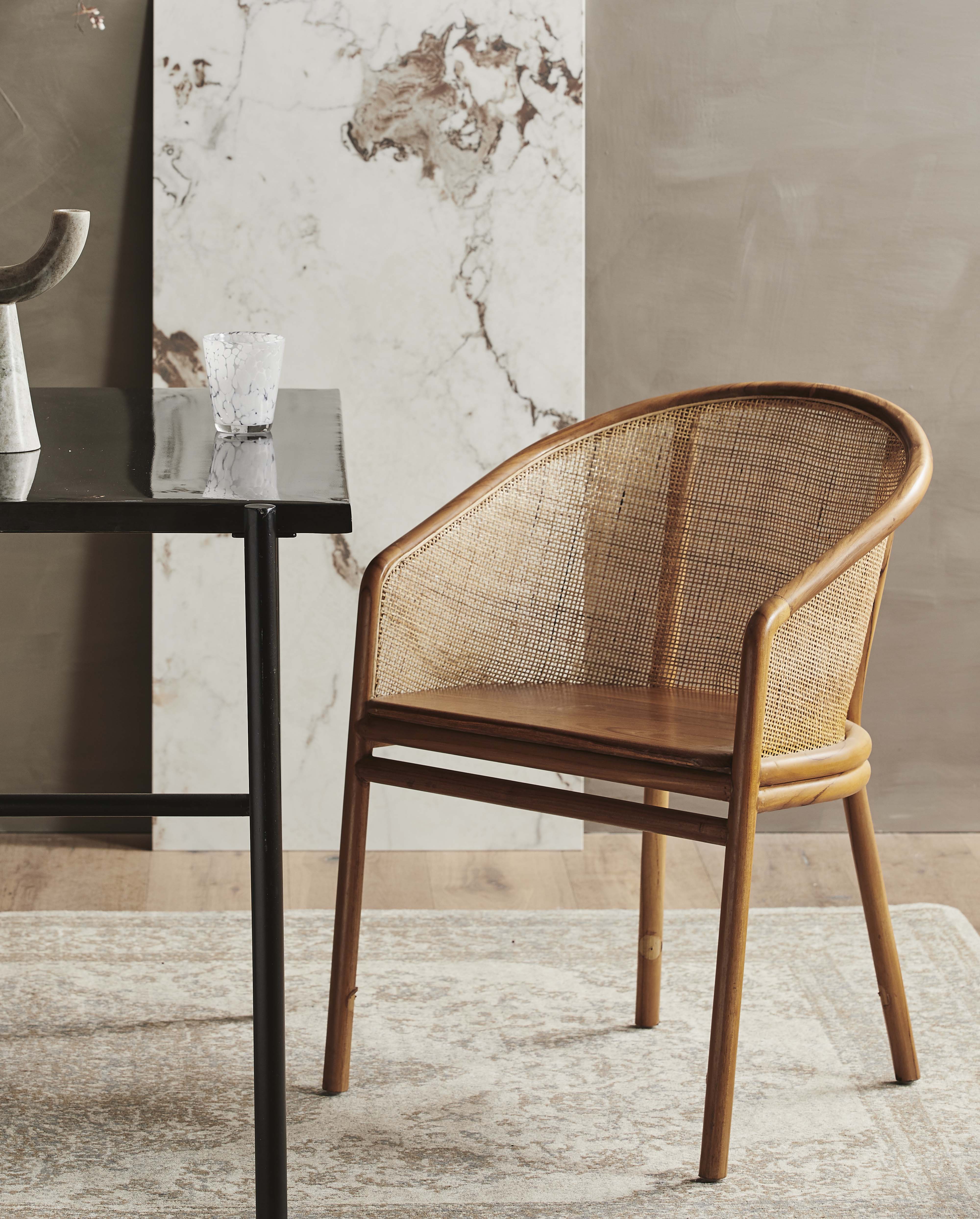 Mosso Dinner Chair, Light Brown, Nordal, stolar
