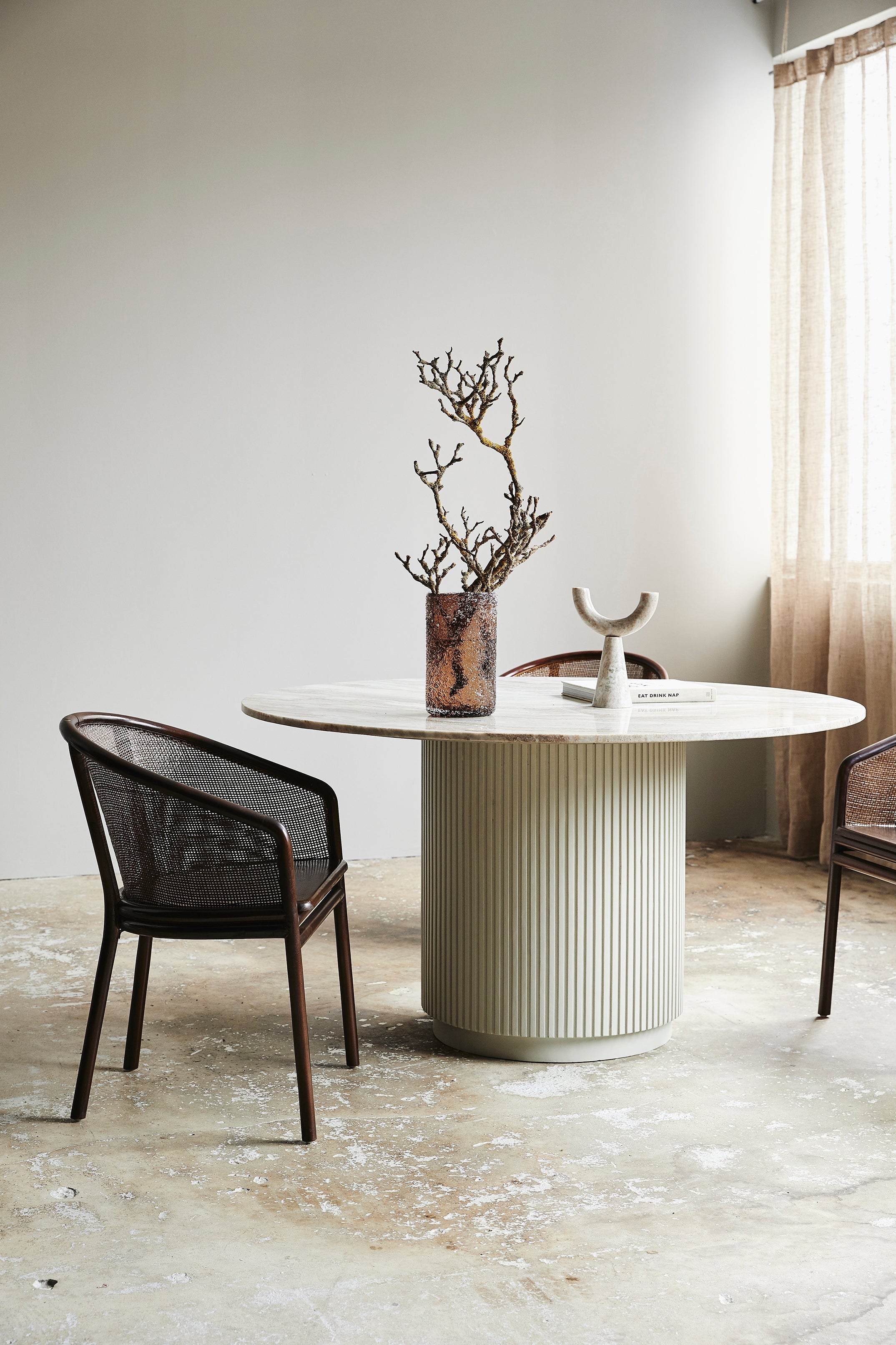 Mosso Dinner Chair, Dark Brown, Nordal, stolar