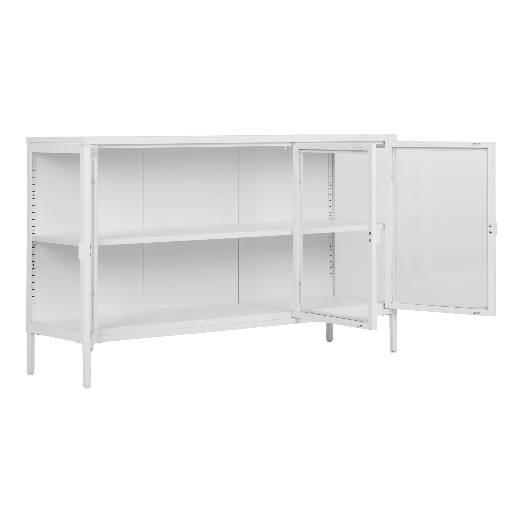 Brisbane Sideboard, vitt stål