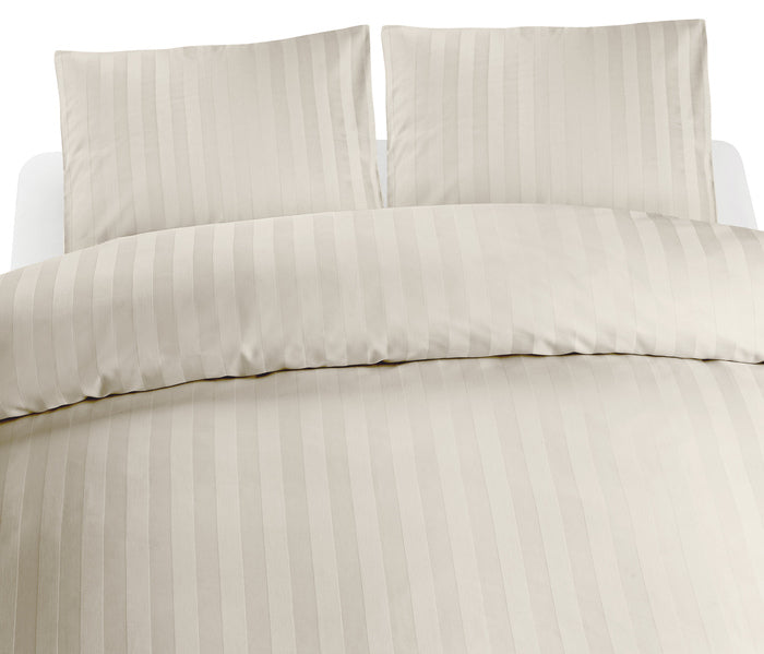 3-dels Set Satin Champagne Dubbel, Borganäs of Sweden, påslakan