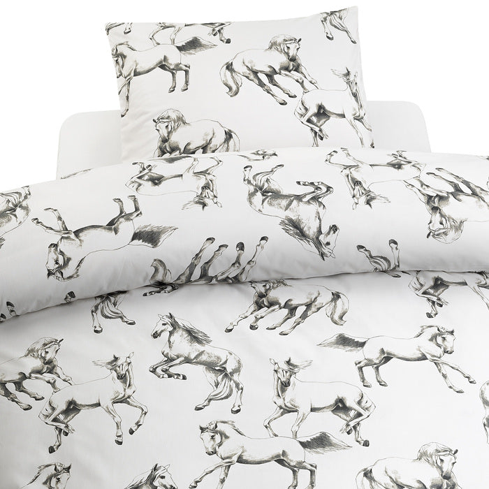 2-dels Set Lipizzaner Grå, Borganäs of Sweden, barnartiklar sovrum