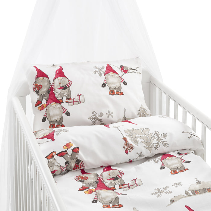2-dels Set Frosty Christmas Spjälsäng, Borganäs of Sweden, barnartiklar sovrum