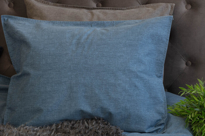 Örngott Washed 50x60 Cm Marin, Borganäs of Sweden, örngott