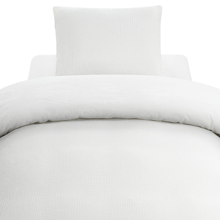 2-dels Set Rolling Vit, Borganäs of Sweden, påslakan