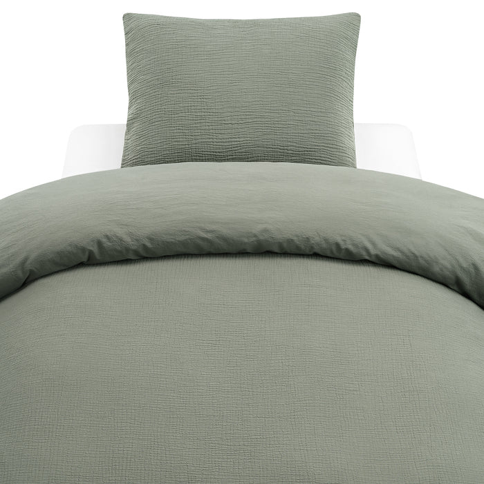 2-dels Set Rolling Grön, Borganäs of Sweden, påslakan