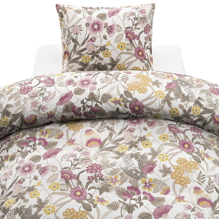 2-dels Set Blombacken Rosa, Borganäs of Sweden, påslakan