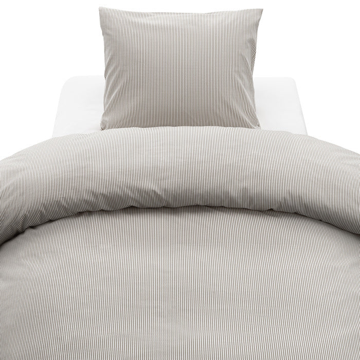 2-dels Set Thelma Stripe Brun, Borganäs of Sweden, påslakan