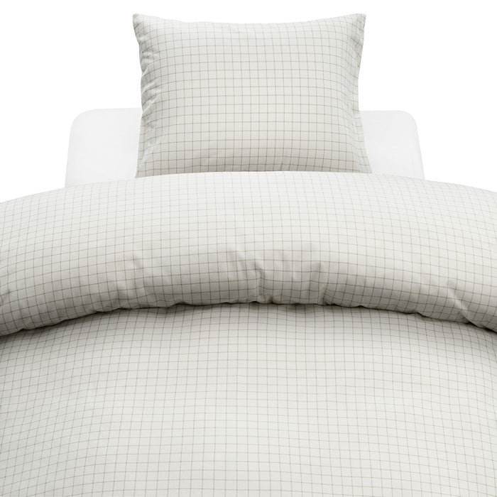 2-dels Set Birger Flanell Offwhite, Borganäs of Sweden, påslakan