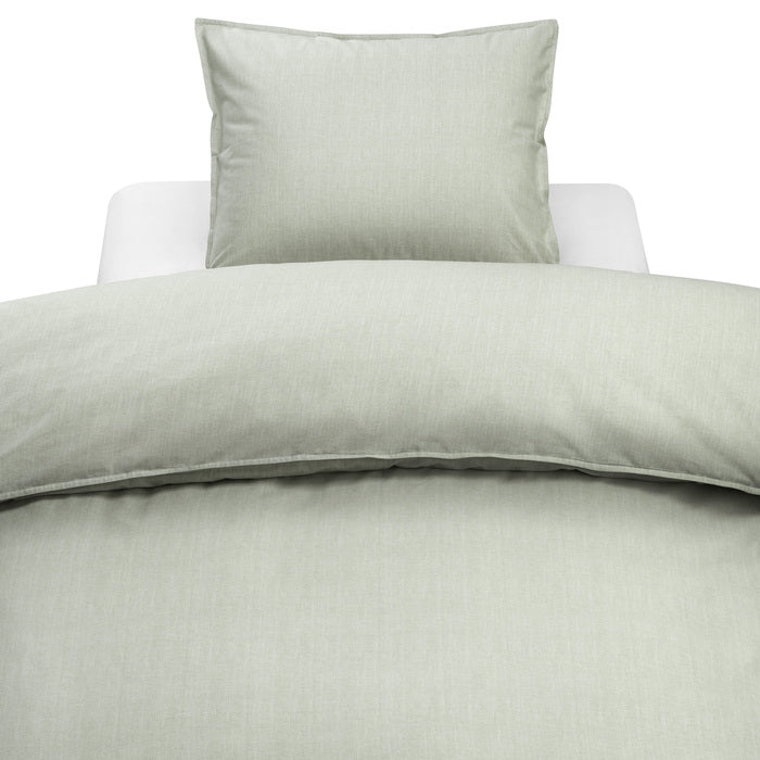 2-dels Set Chambray Grön, Borganäs of Sweden, påslakan