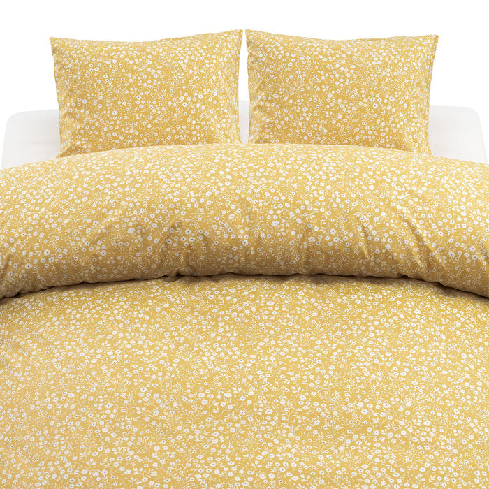 3-dels Set Hedda Gul Dubbel, Borganäs of Sweden, påslakan