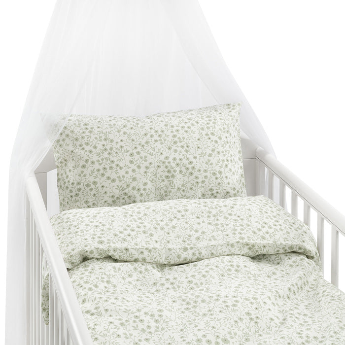 2-dels Set Hedda Grön Spjälsäng, Borganäs of Sweden, barnartiklar sovrum