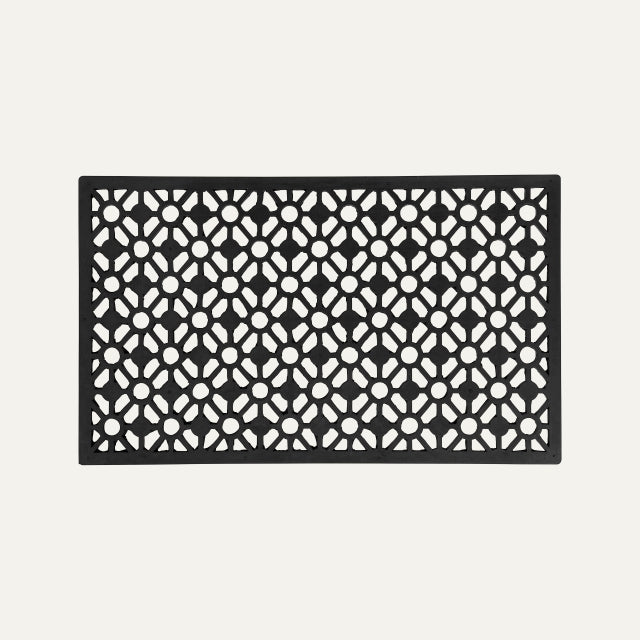 Doormat Black Circle 45x75cm, Dixie, dörrmattor