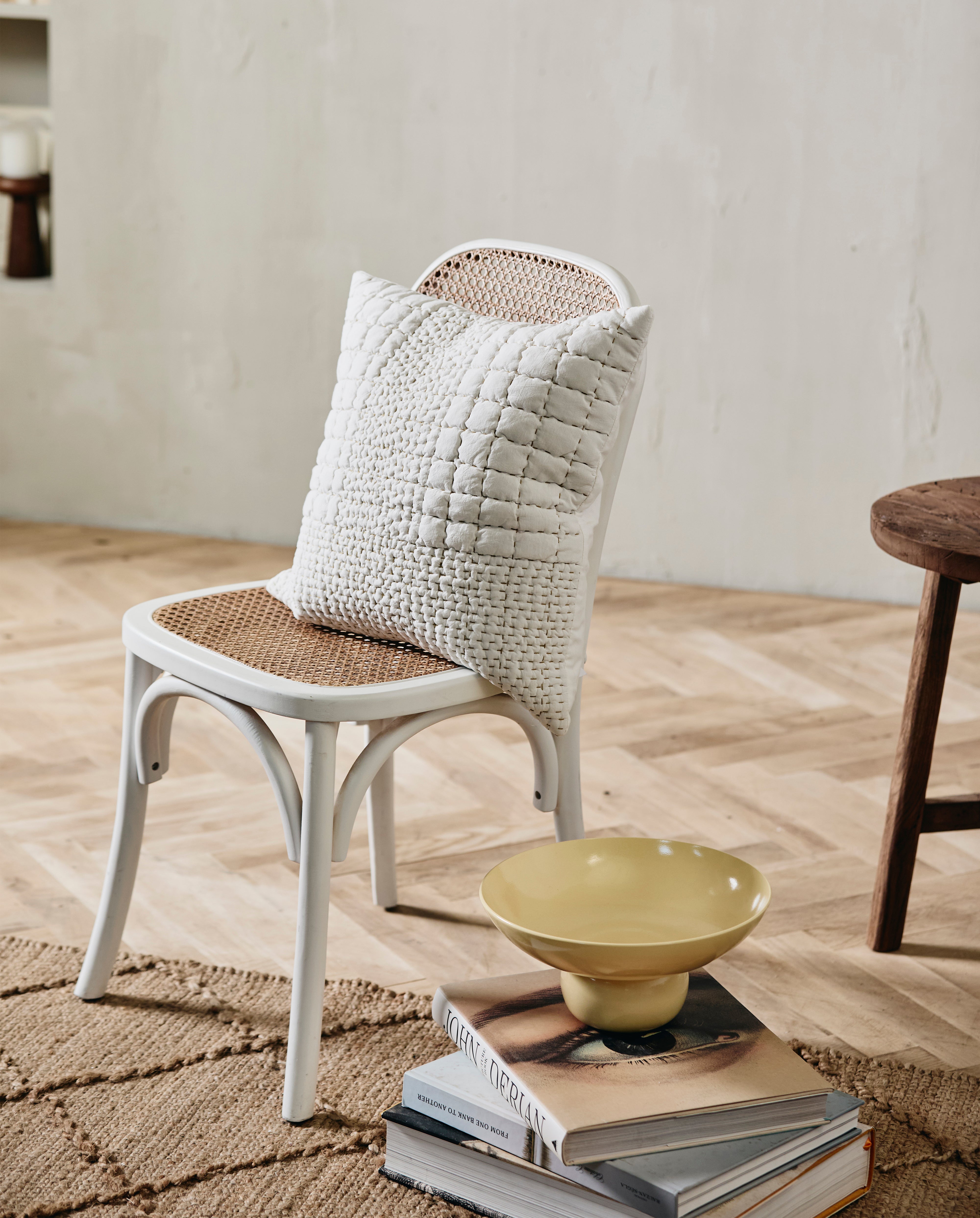 Sarga Cushion Cover, 48x48 - White, Nordal, sovrums textilier