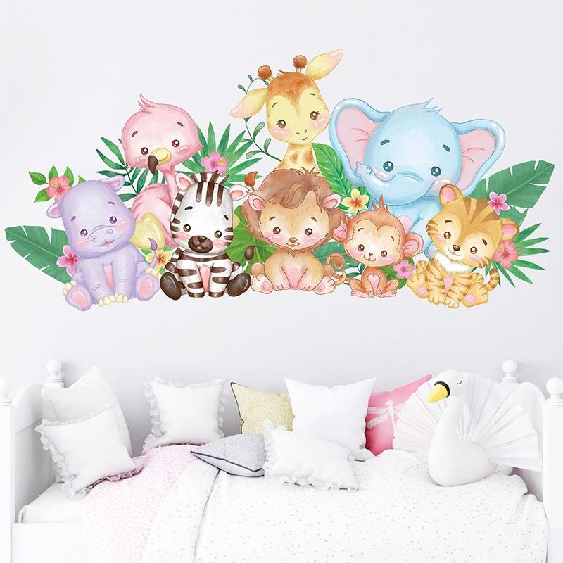 Children’s Bedroom Kindergarten Wall Decoration Stickers, Flora Grossist, Barnrum