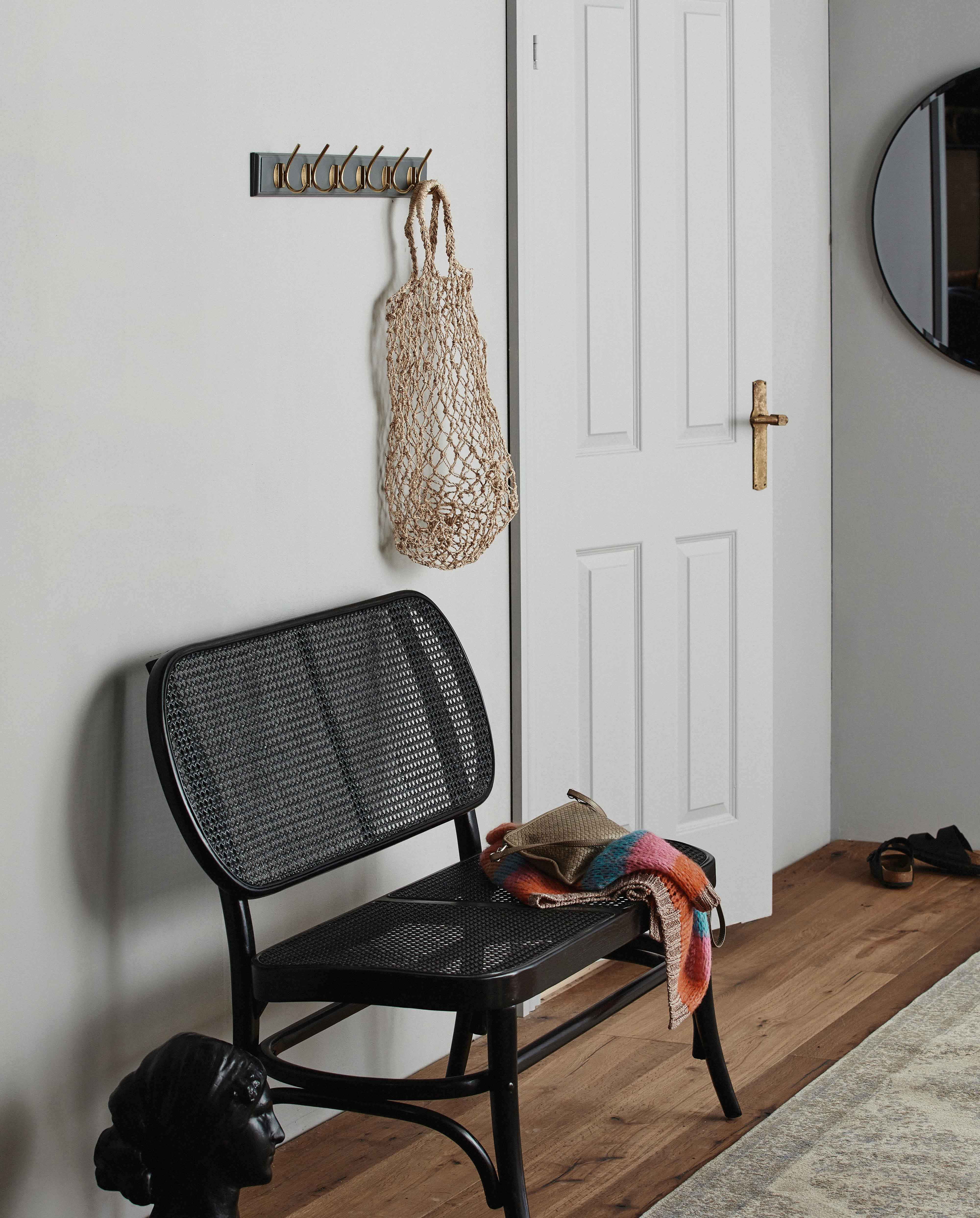 Edgy Coat Rack, 6 Hooks - Grey, Nordal, hängare & krokar