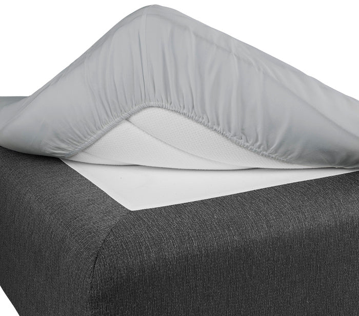 Dra på Lakan 140x200 Cm Ljusgrå, Borganäs of Sweden, underlakan