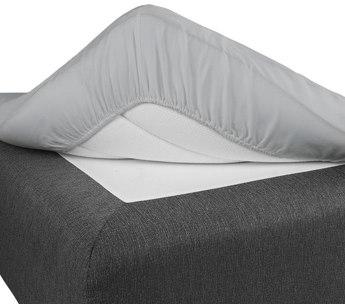 Dra på Lakan 160x200 Cm Ljusgrå, Borganäs of Sweden, underlakan