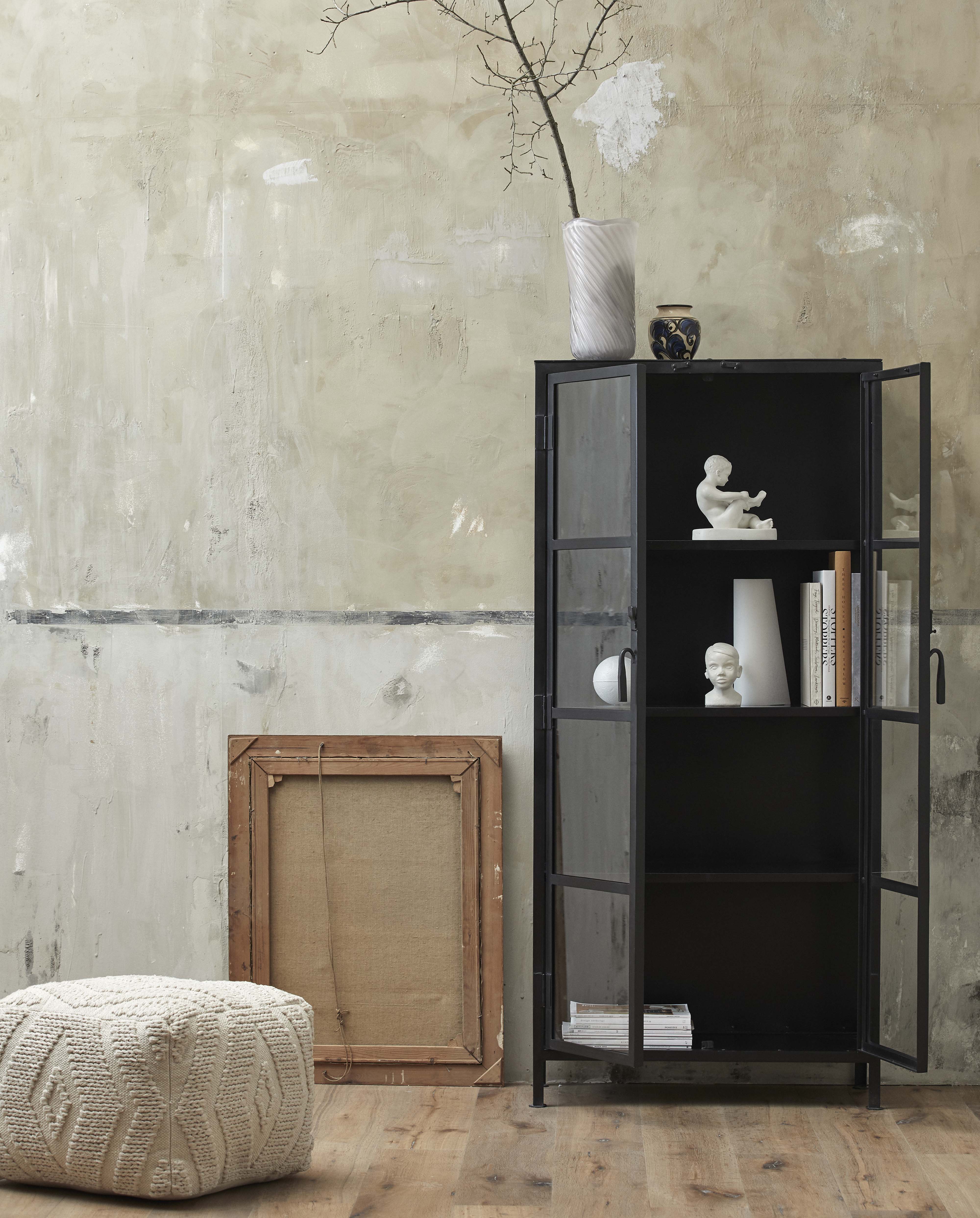 Helle Vase, Glass - Off White, Nordal, vaser & skålar