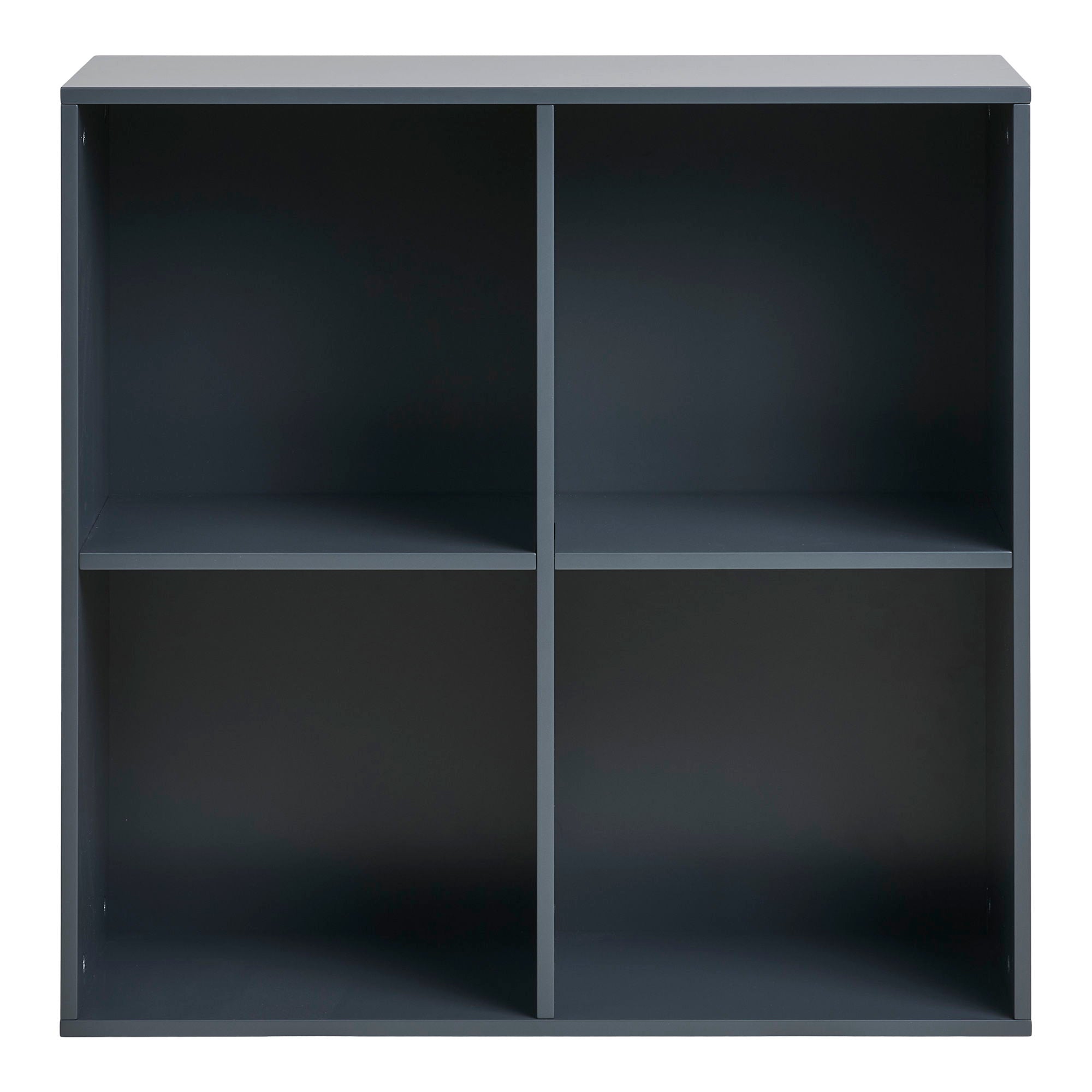 HORNE Vägghylla, mörkgrå