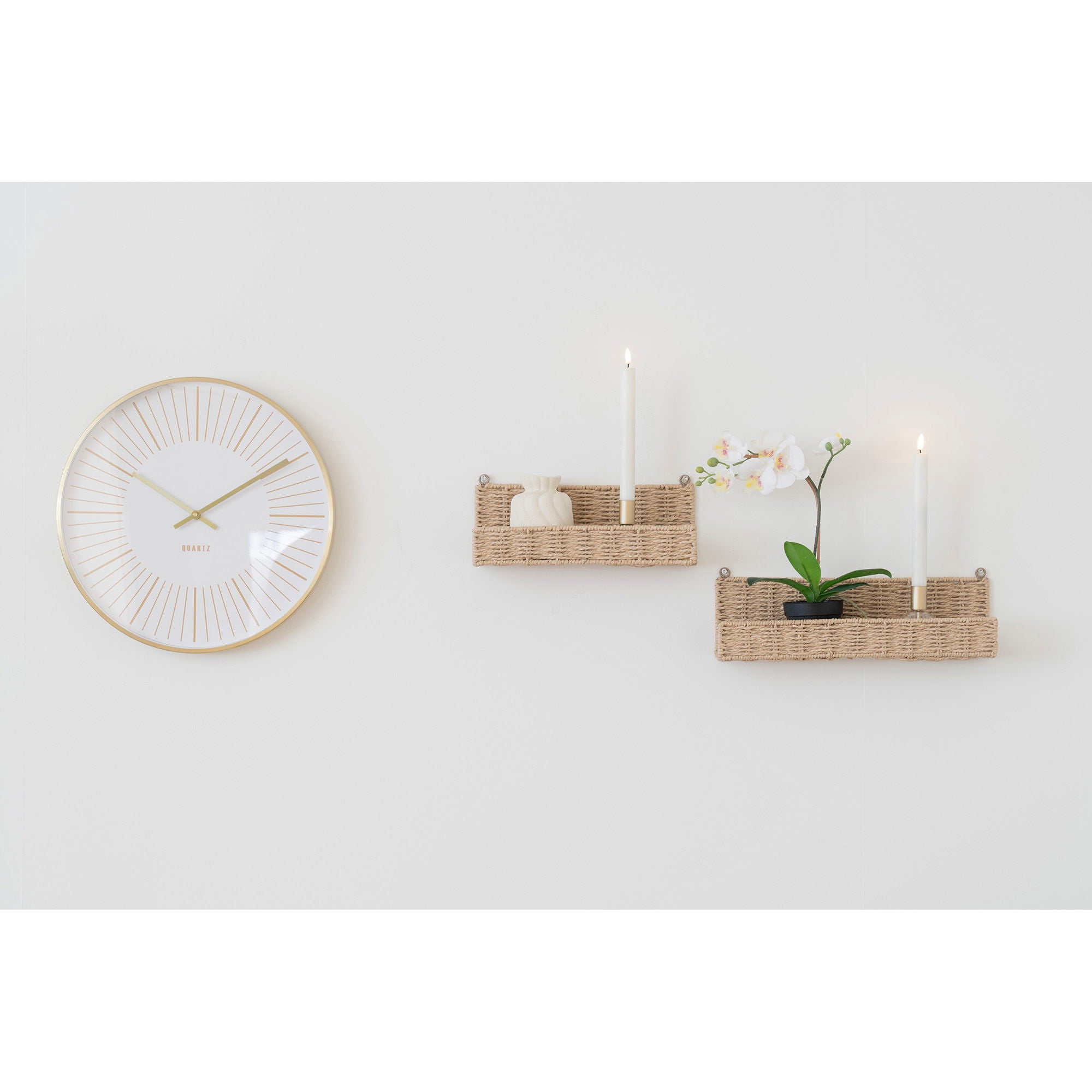 Takamaka Wall Clock, guld