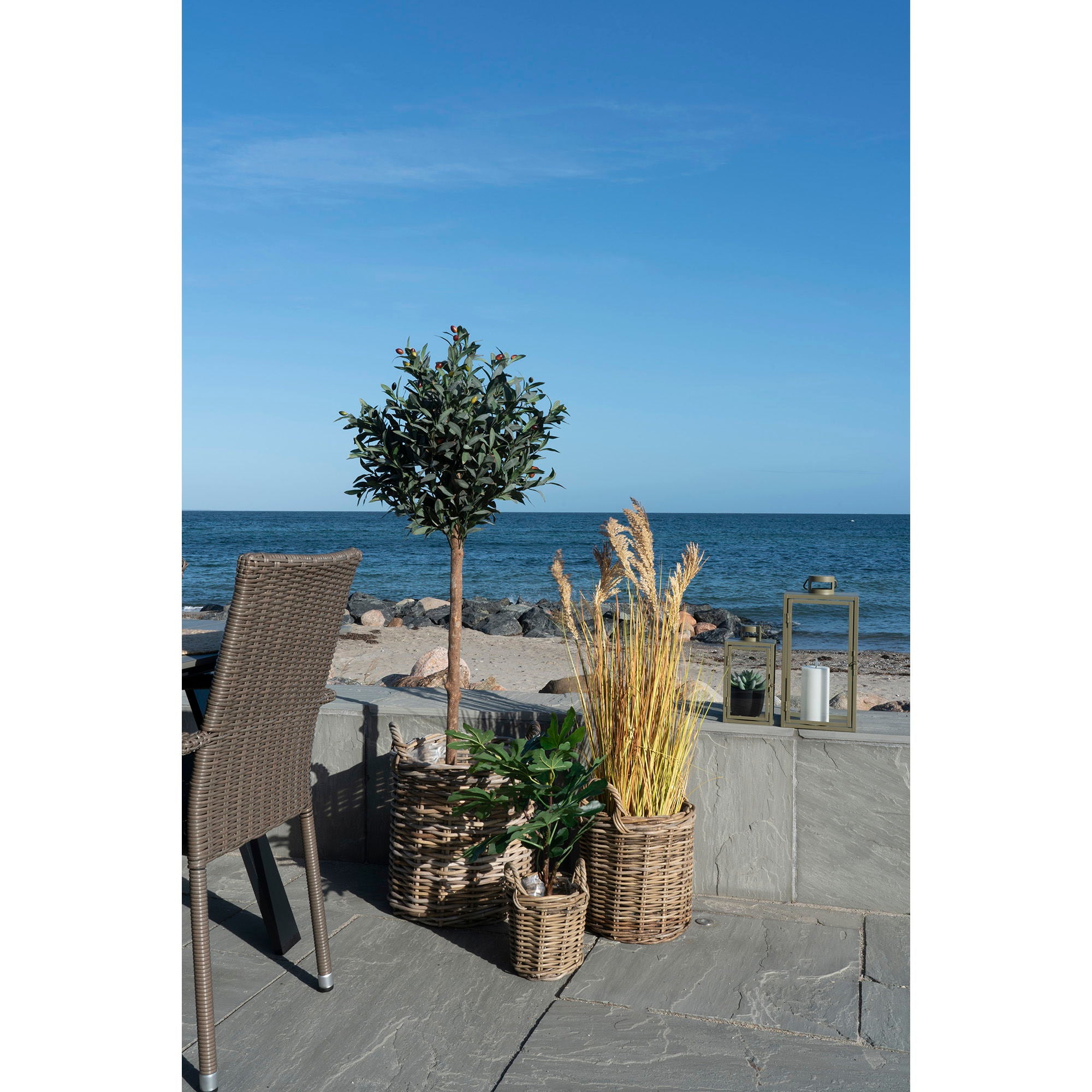 SEMA Baskets korgset, natur, 3 st