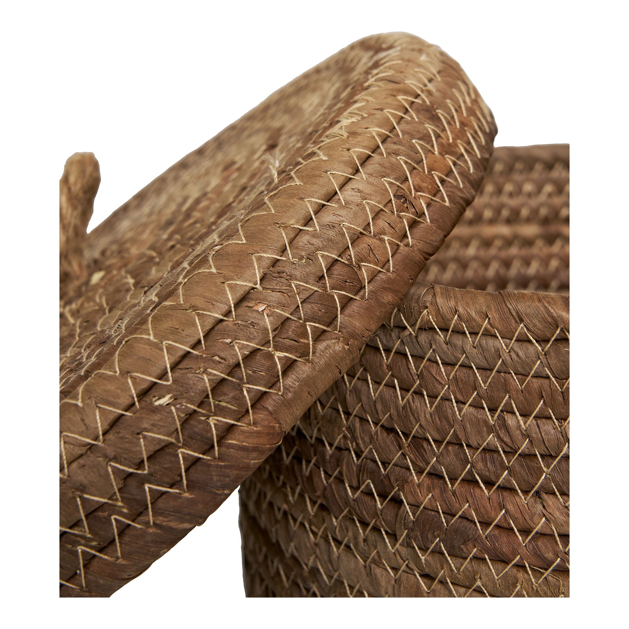 DESIO Korgar i bananblad, natur (2-pack)