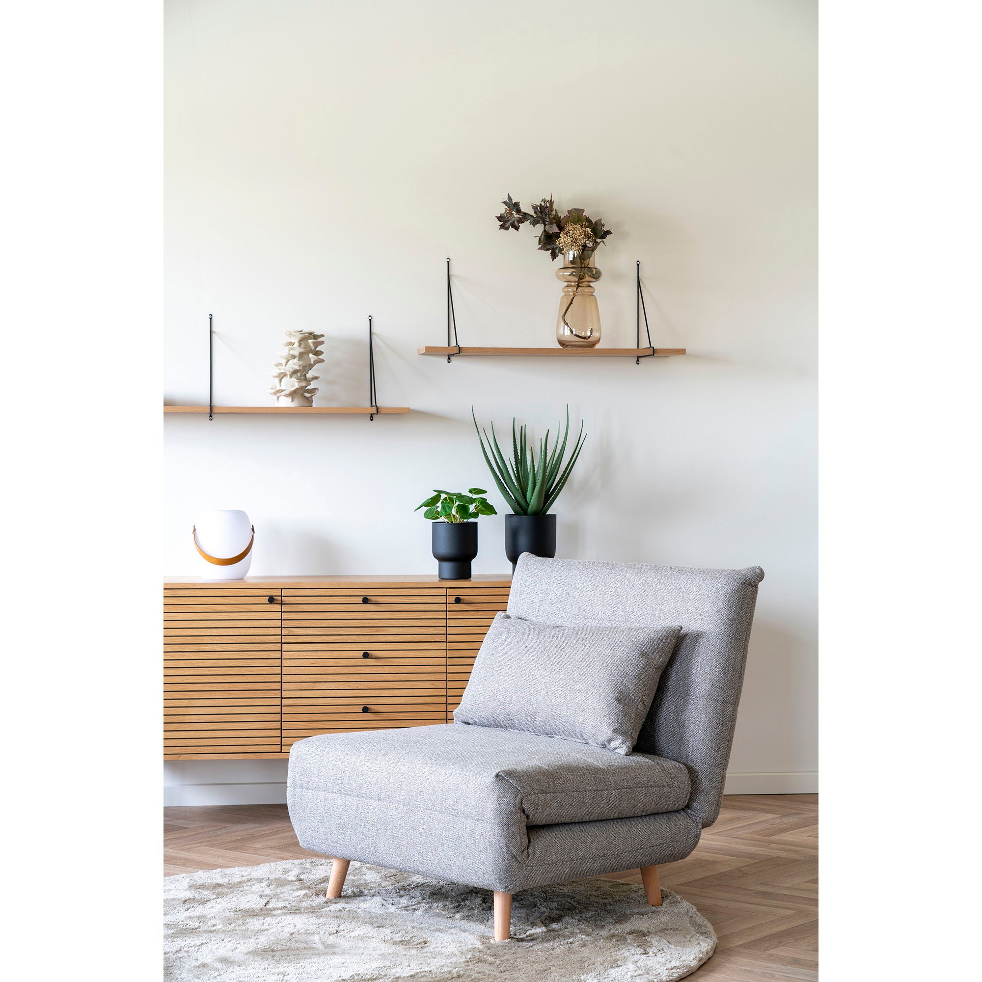 VAS, rökt brunt glas