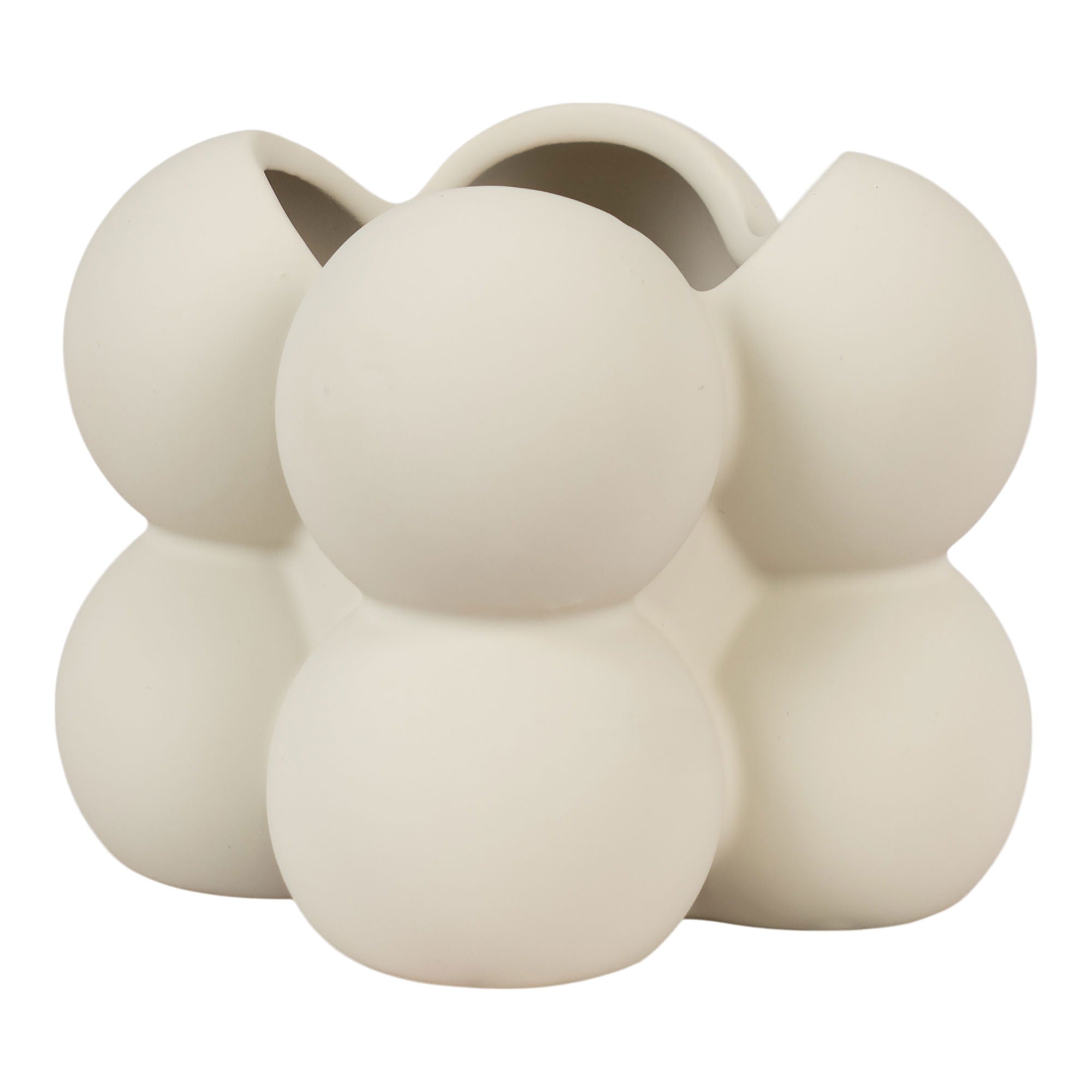 Blomkruka, keramik, grå