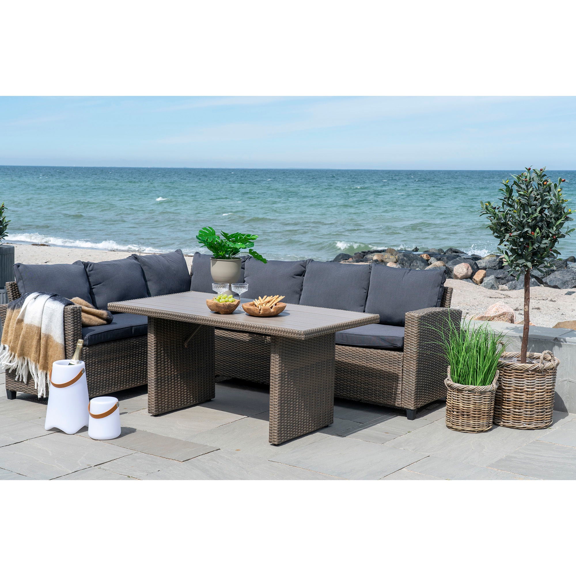 RIO Skål, teak natur