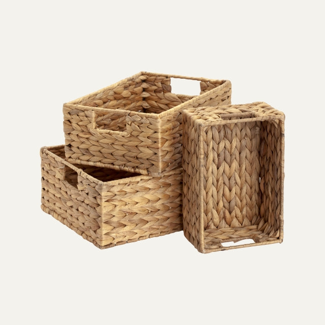 Drawer Mini Lily Natural S/3, Dixie, korgar