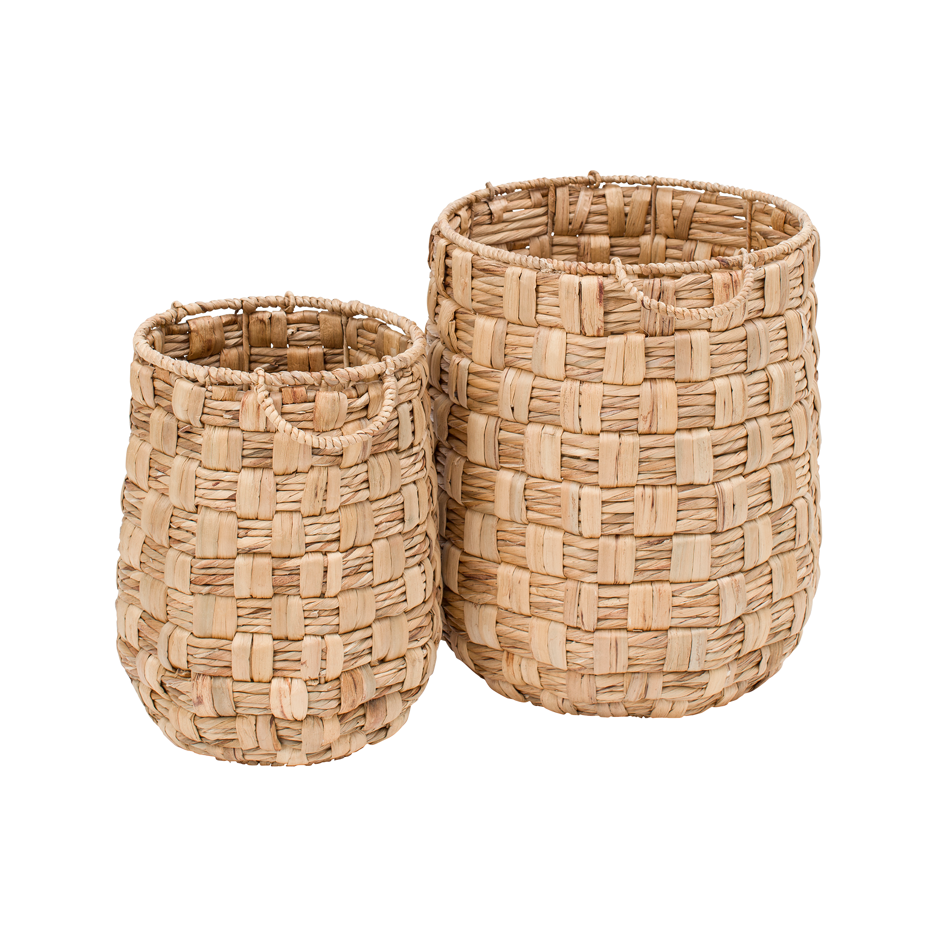 Basket High Round Lily Mix Weave S/2, Dixie, korgar
