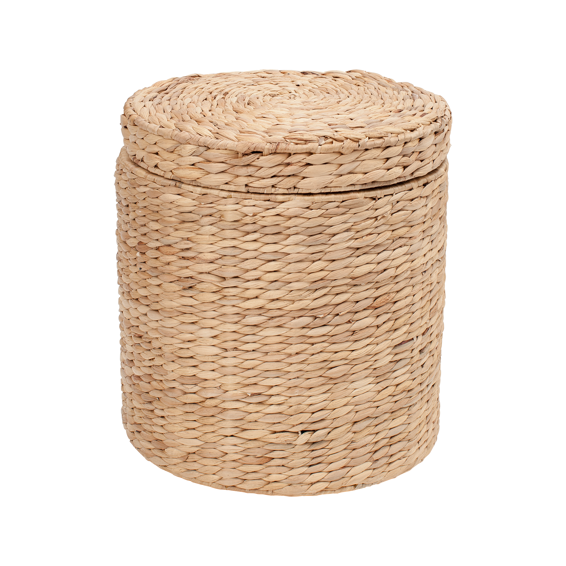 Seating Pouf With Lid Lily Natural D41h43, Dixie, korgar