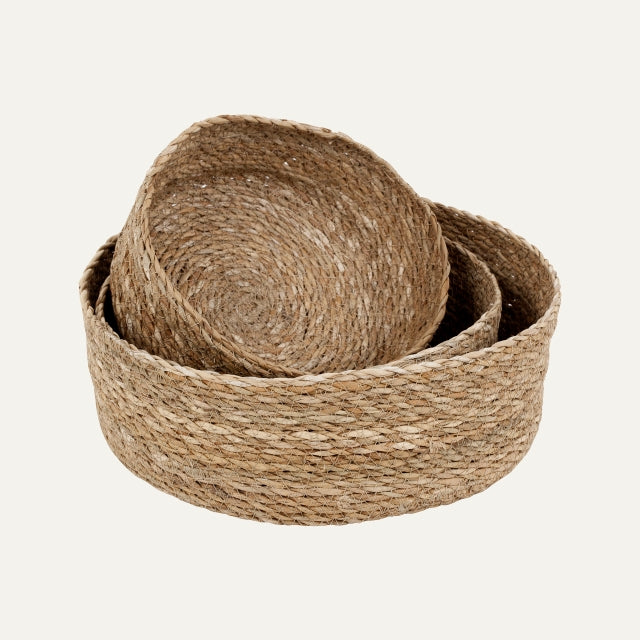 Bread Basket Emil Natural S/3, Dixie, korgar