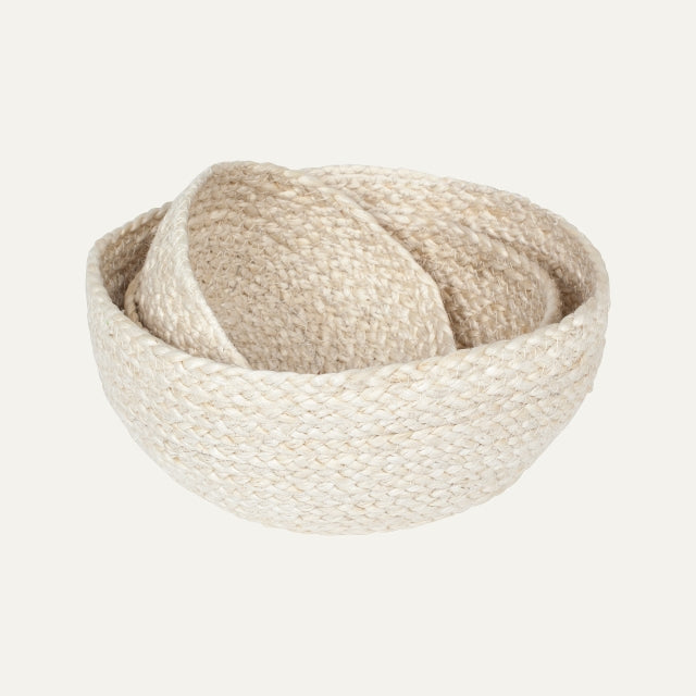 Bread Basket Elin White S/3, Dixie, korgar