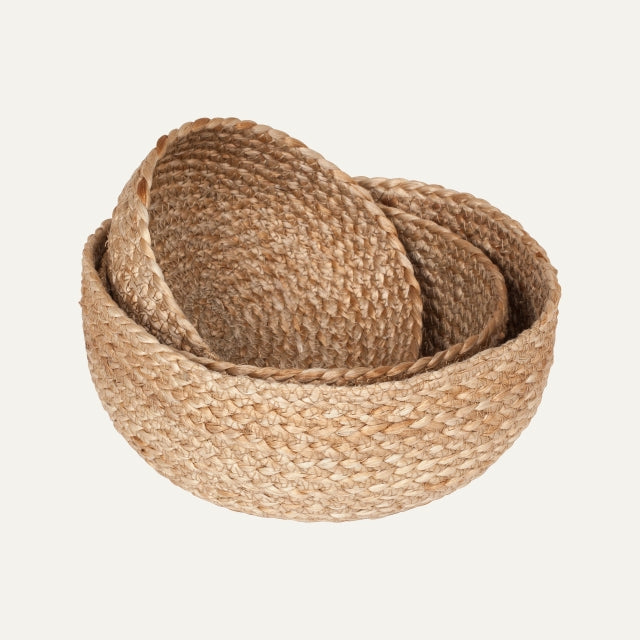 Bread Basket Elin Natural S/3, Dixie, korgar