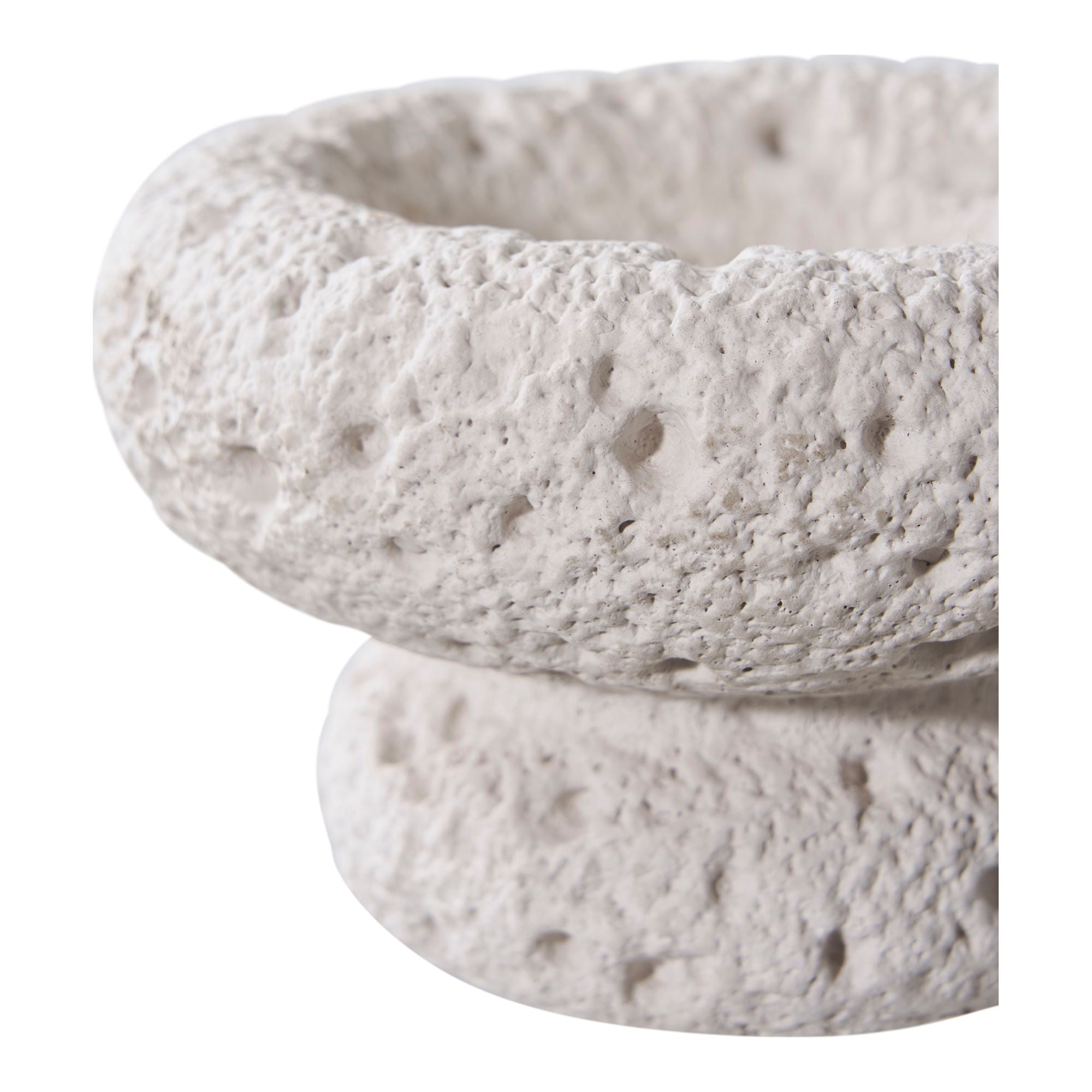 Ljusstake, cement grå, 2-pack