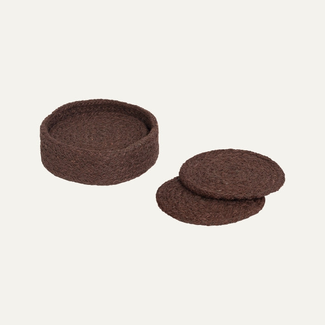 Coaster Ella Pure Brown D10,5cm, Dixie, bordstabletter