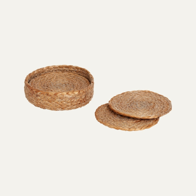 Coaster Elin Natural D10,5cm, Dixie, bordstabletter