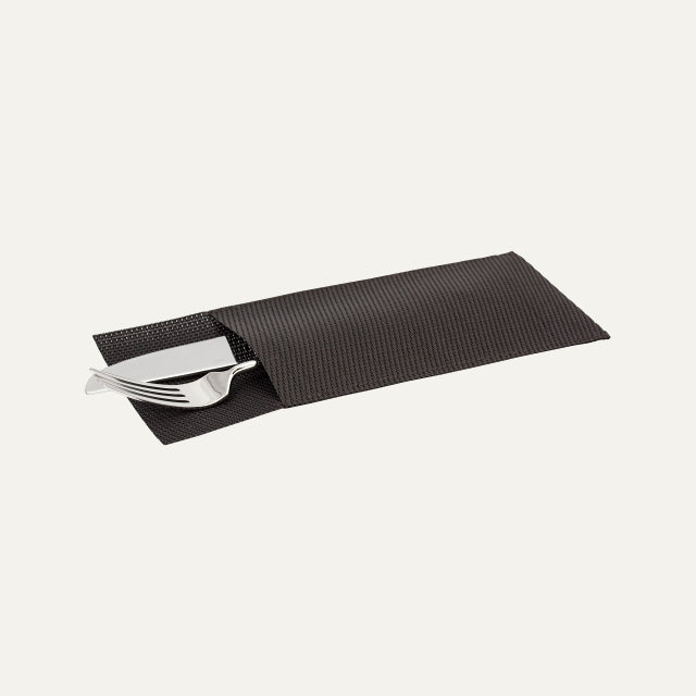 Cutlery Pocket Stina Dark Grey S/2, Dixie, bordstabletter