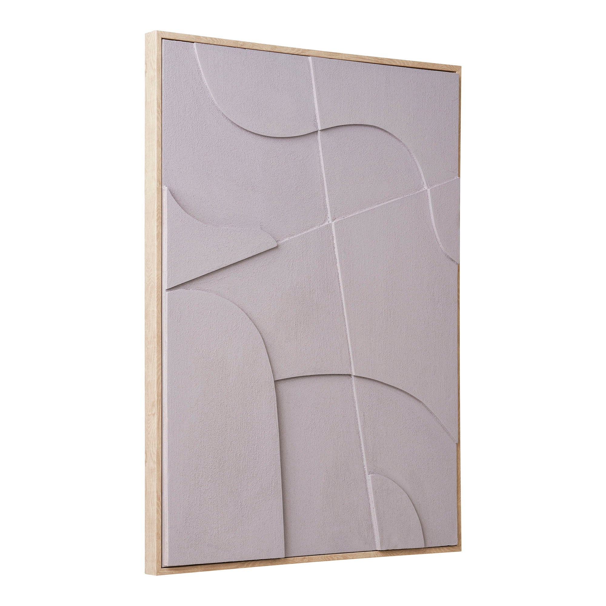 Madeline Relief väggdekoration, grå/sand