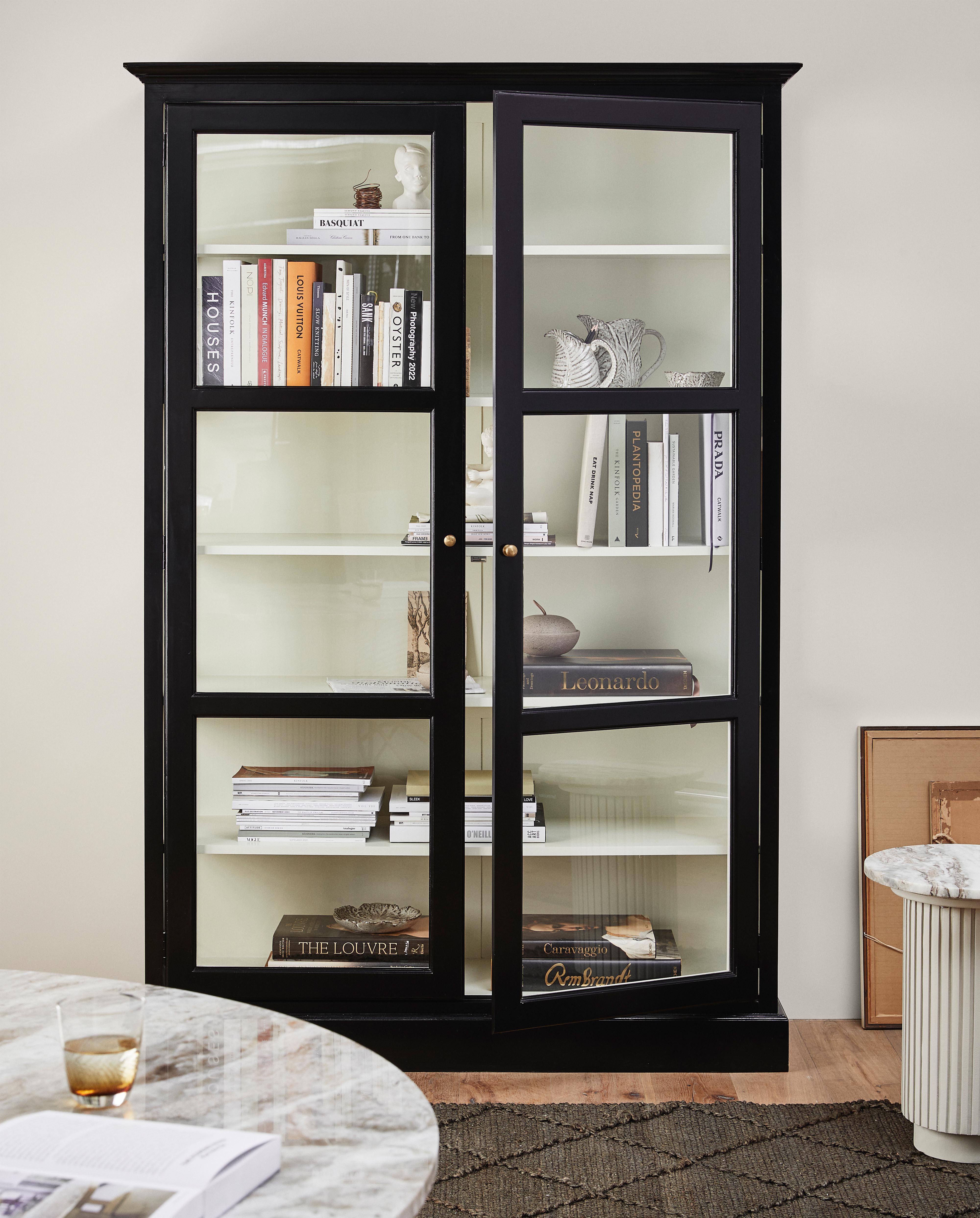 Classic Cabinet, Double, Black, Nordal, bokhyllor