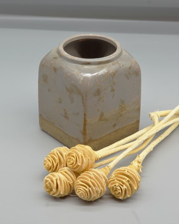 Honungssked – Blekt Vit, Flora Grossist, torkade-blommor