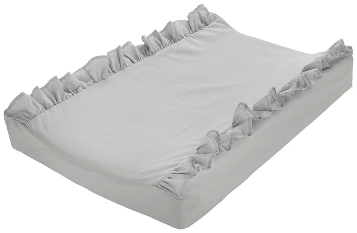Skötbäddsöverdrag Volang 50x70 Cm Grå, Borganäs of Sweden, barnartiklar badrum